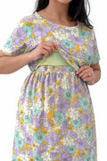 Lavender Meadow Zipless Feeding Gown