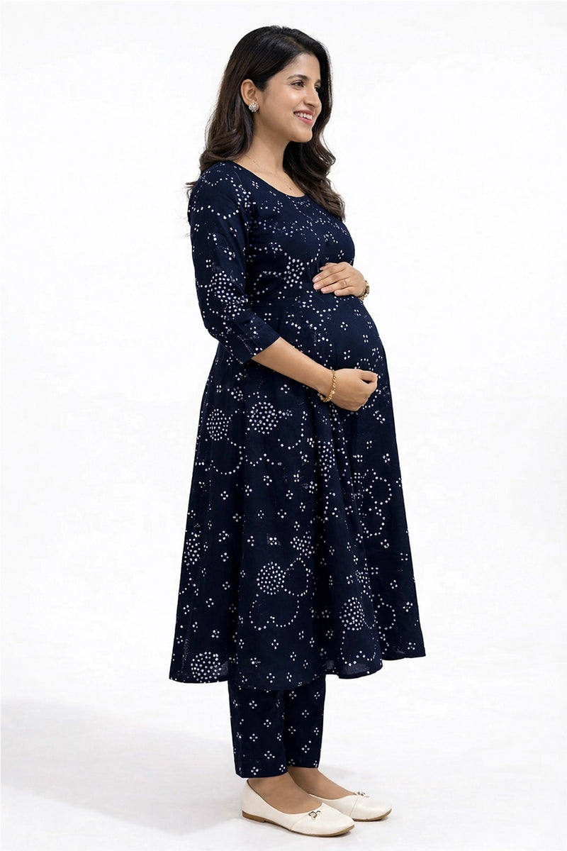 Bandhani Bloom feeding co-ord set