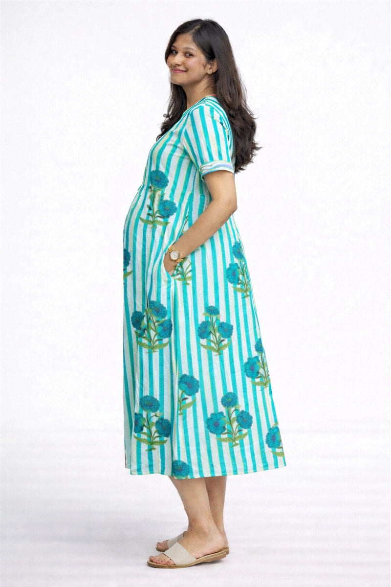 Aqua Petal feeding dress