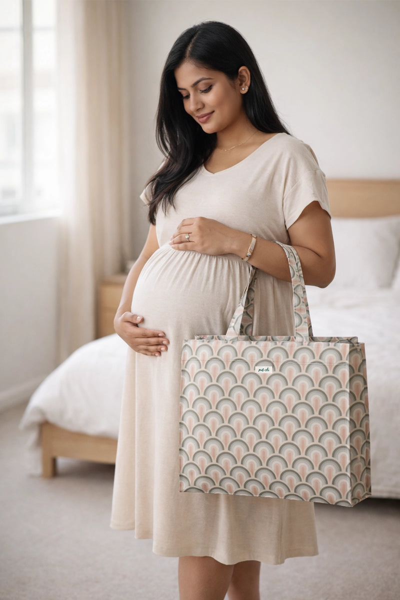 Scallop Mommy Hospital bag