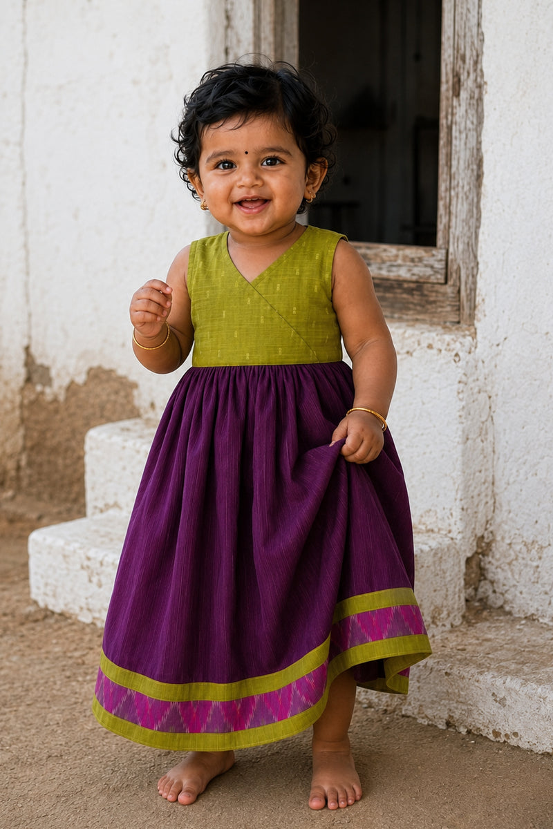 Rihana Festive Silk Frock