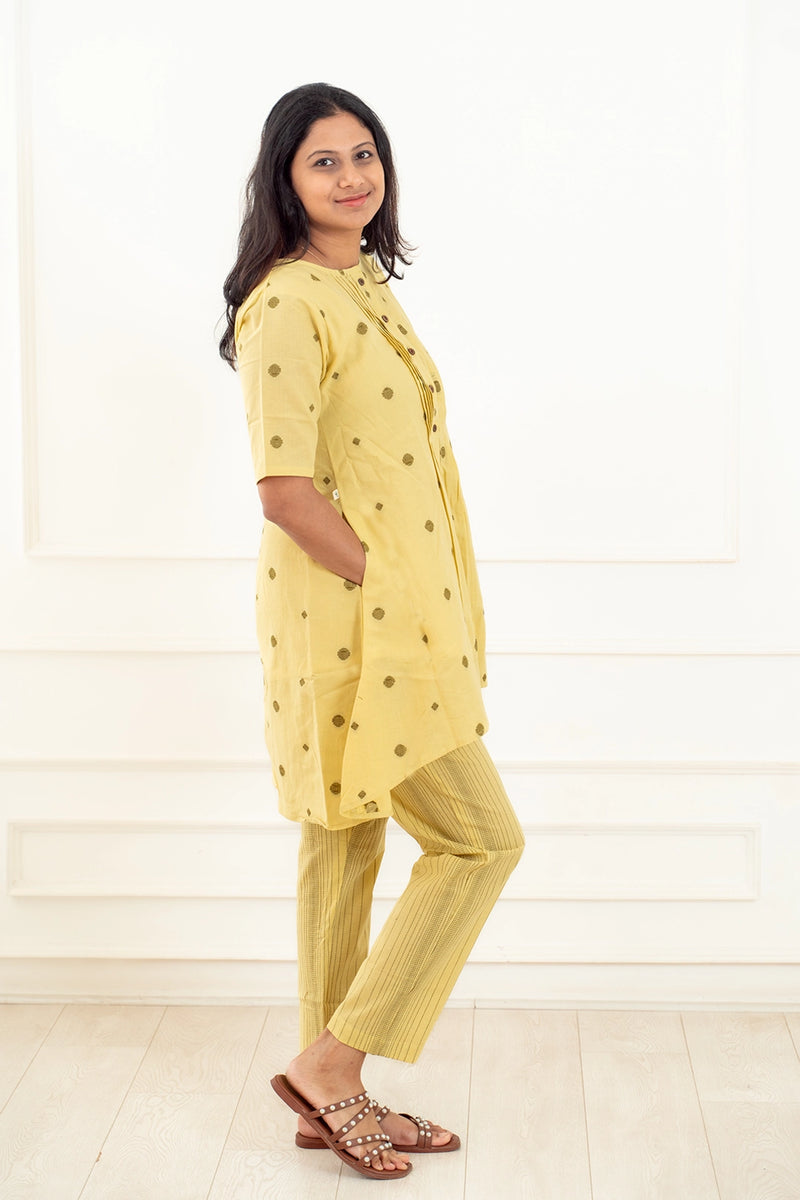Lime Dot Feeding Co-Ord Set