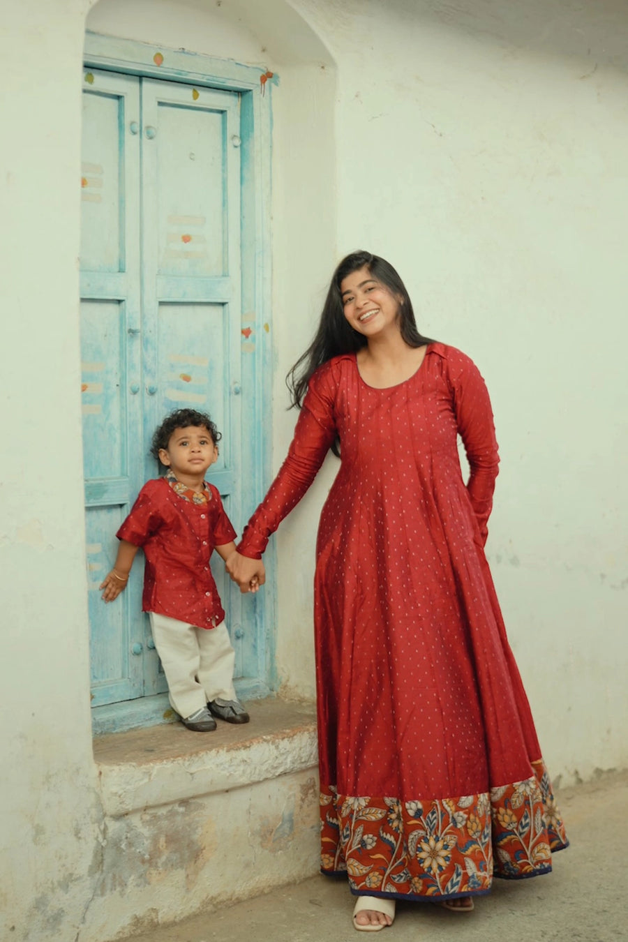 Aarini Mom & Son Twinning dress