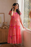 Picnic Candy Maternity Dress