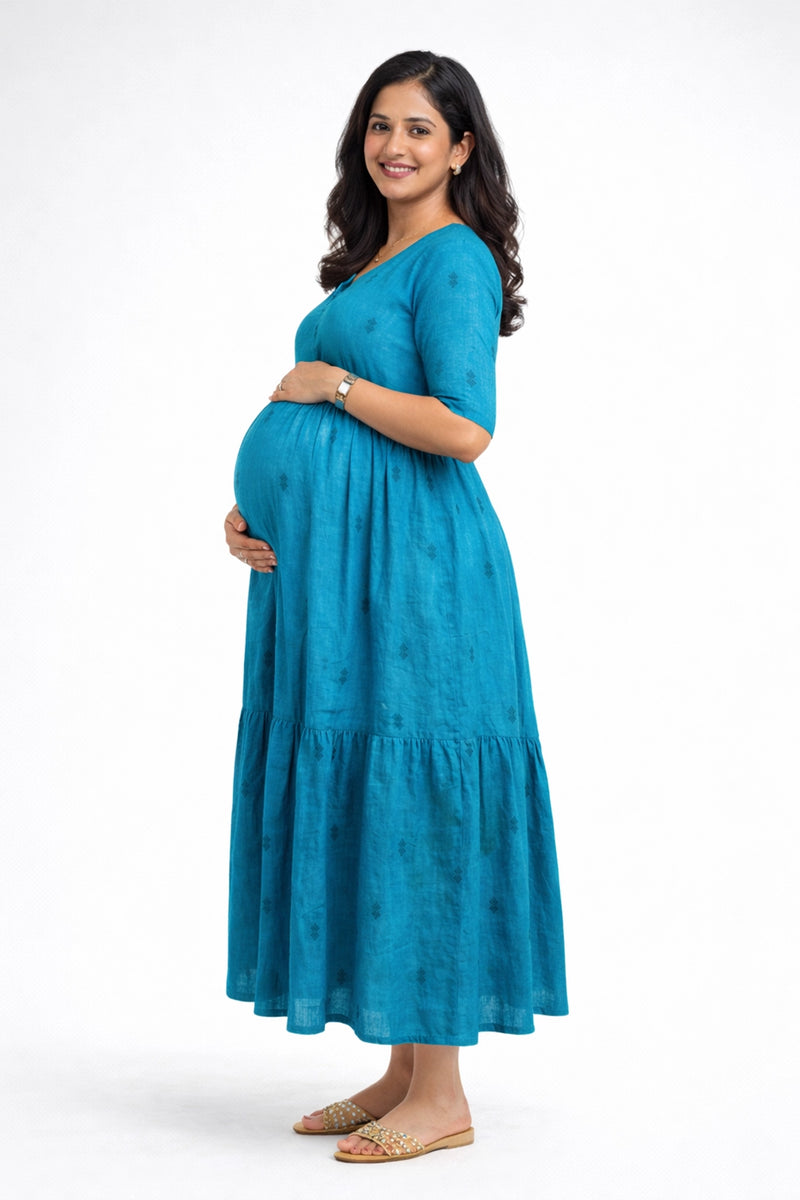 Blue Lagoon Feeding Dress