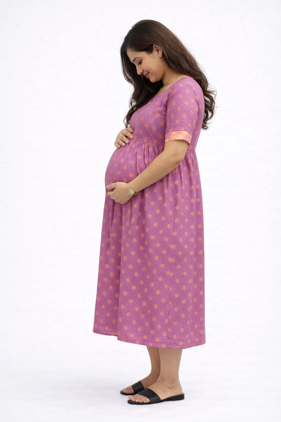 Gulnaar Floral Feeding Dress