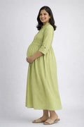 Elara Sage Feeding Dress