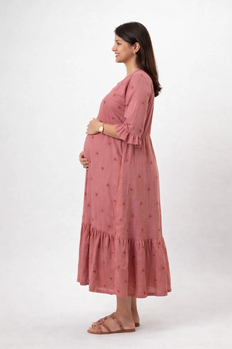 Muted Petal Feeding Dress