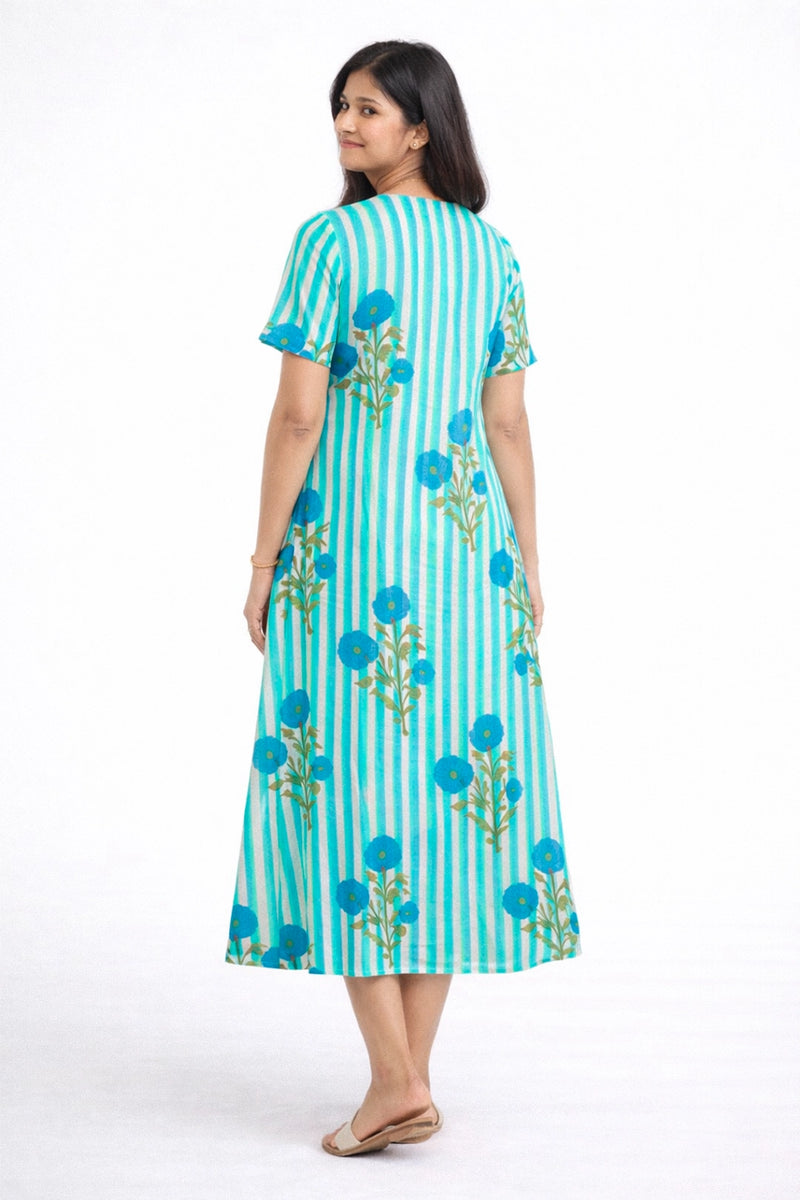 Aqua Petal feeding dress