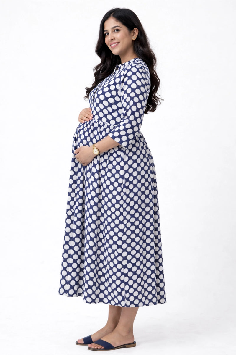 Circle Cascade Feeding Dress