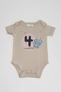 4 month  Milestone Onesies