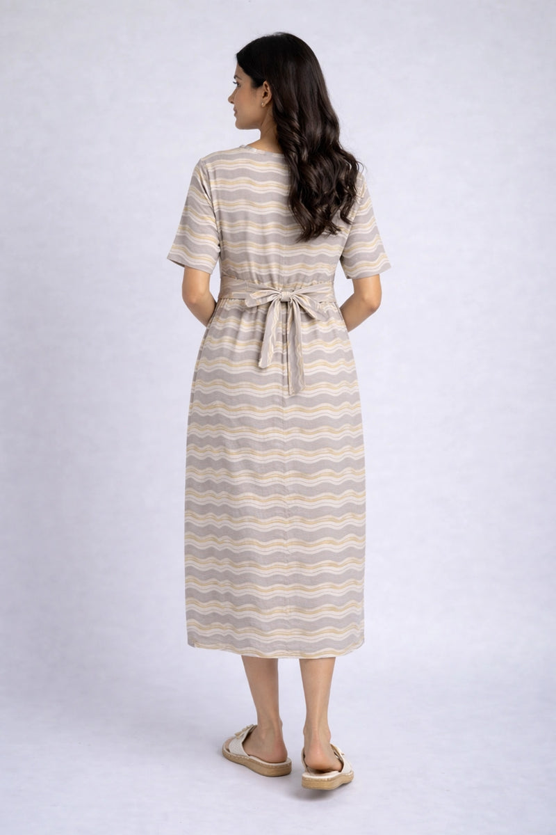 Sunlit Waves Zipless Feeding Gown
