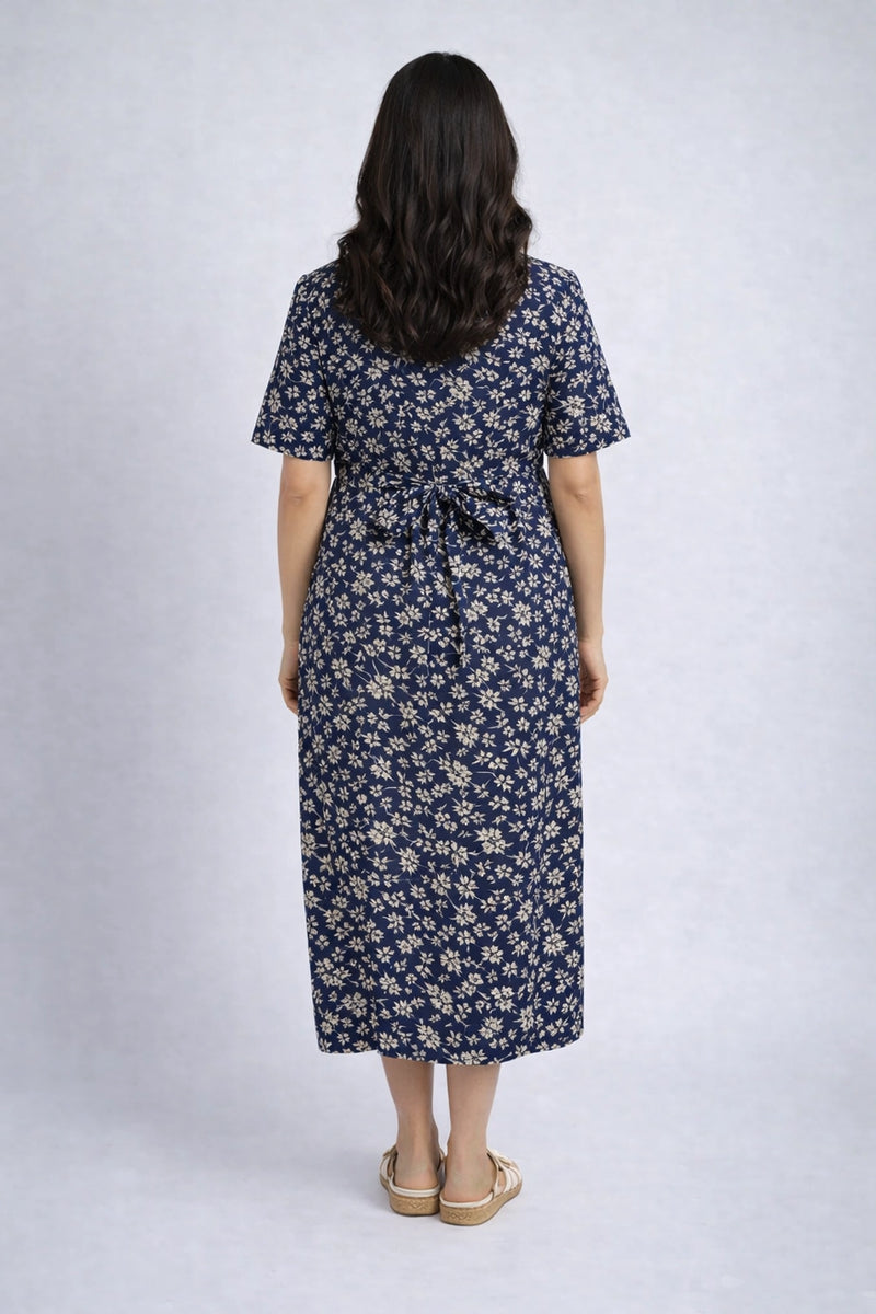 Moonlit Florals zipless Feeding Gown
