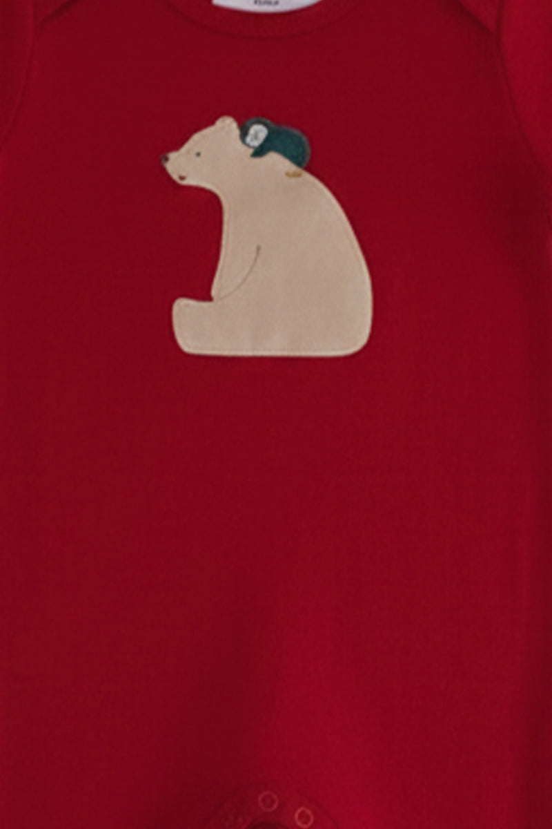 Bear Hugs Footed Romper