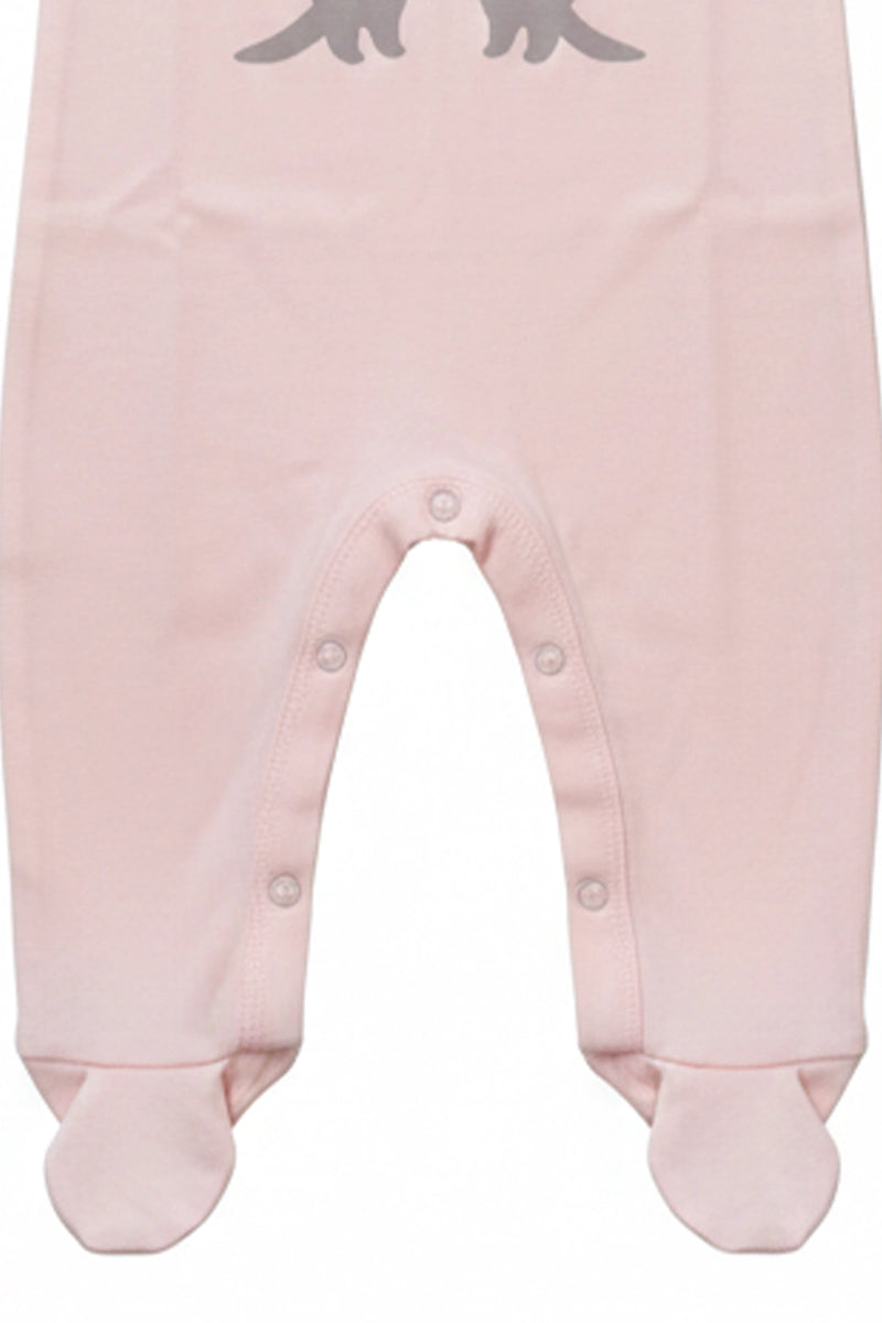 Team mommy Footed Romper