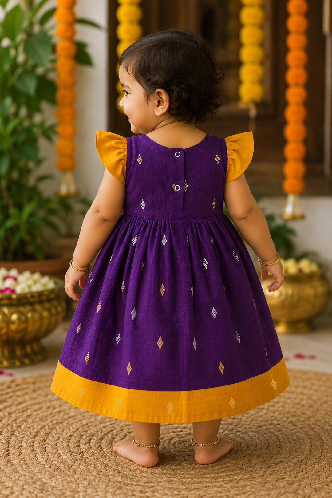 Anika Butti Silk Frock