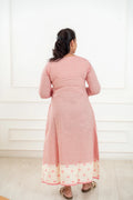 Rose Cloud A-Line Maternity Dress