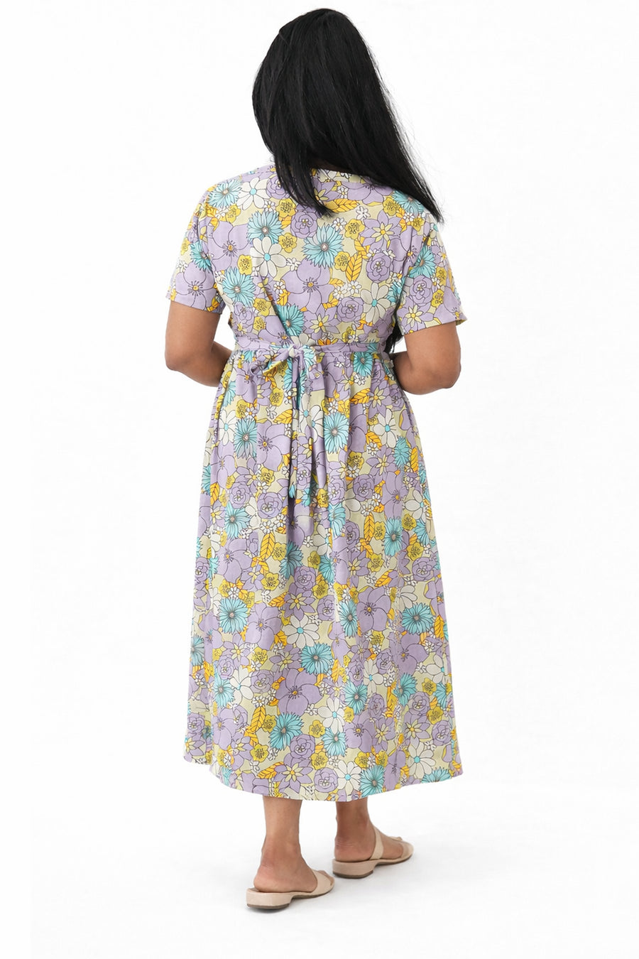 Lavender Meadow Zipless Feeding Gown