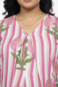 Bloom Stripe feeding Dress