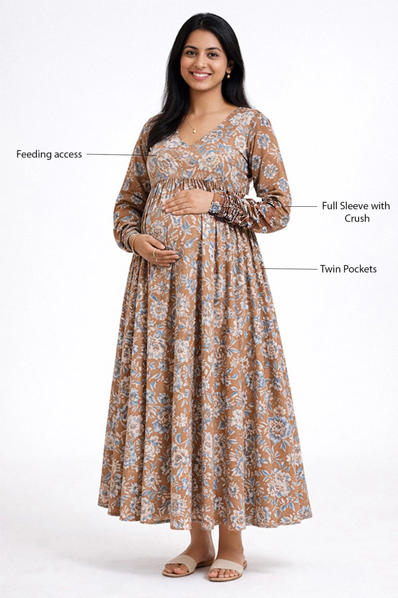 Scattered Petals Feeding Dress