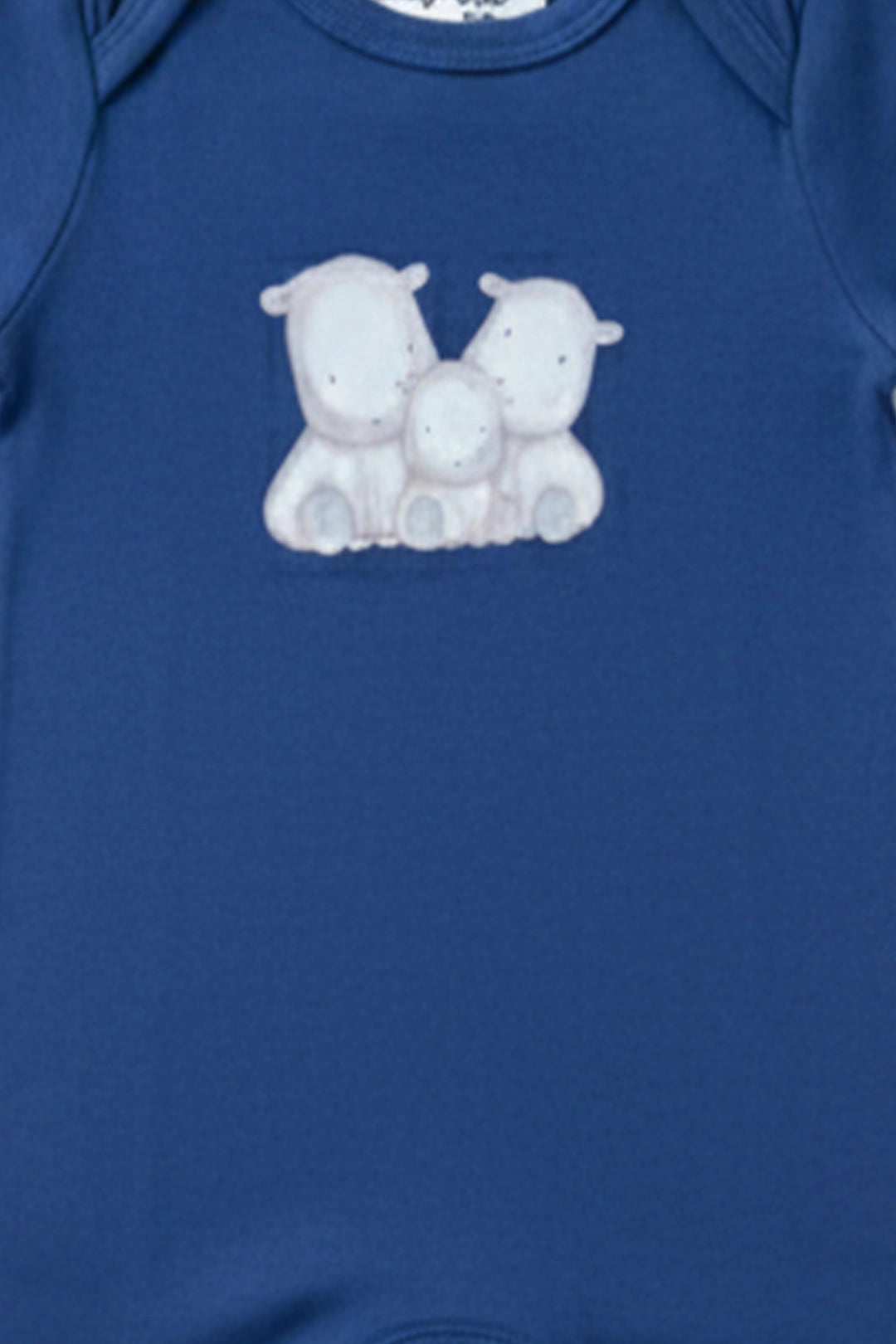 Happy Hippos Footed Romper