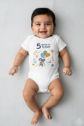 5 month  Milestone Onesies