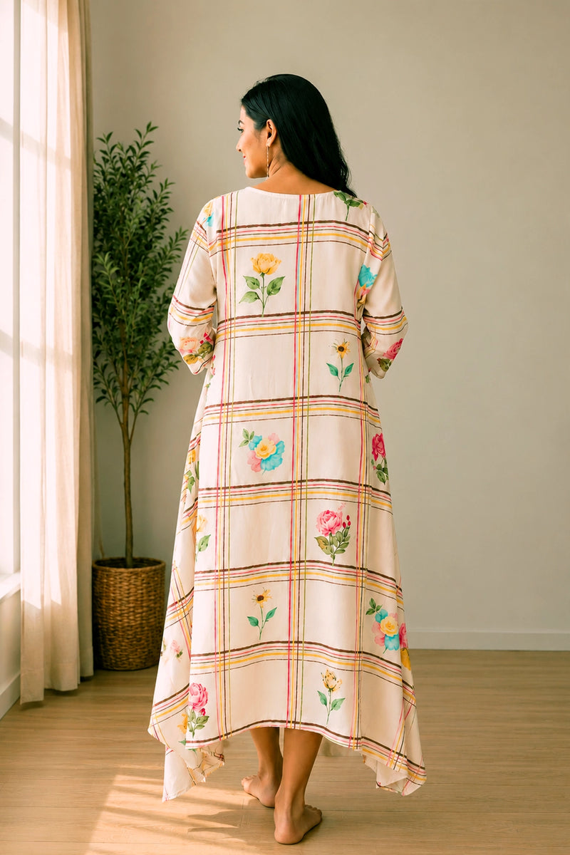 Vintage Rose Maternity Dress