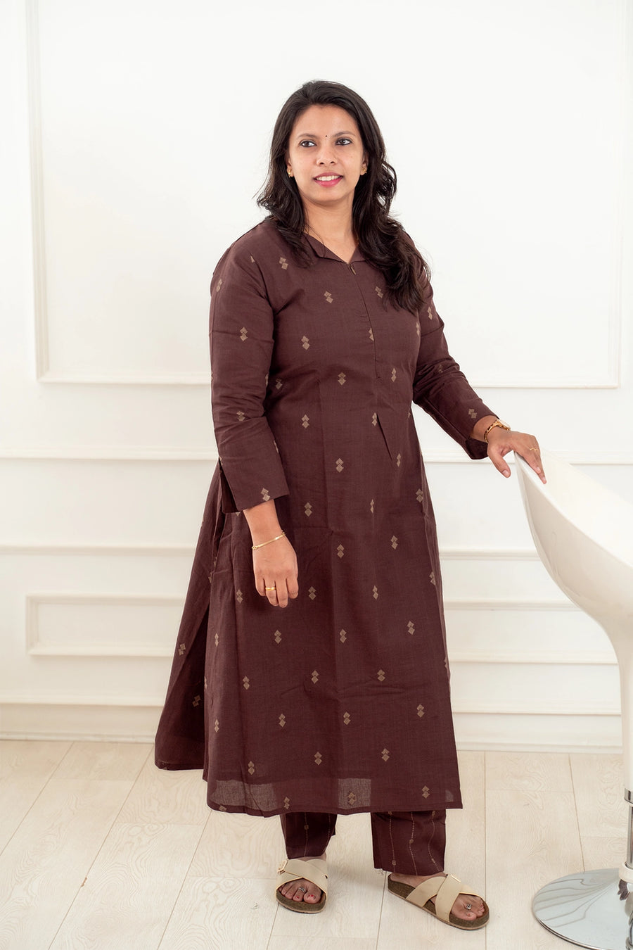 Weavers Brown Feeding Co-Ord Set