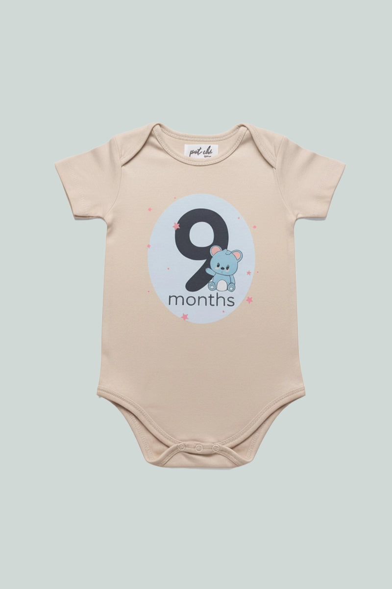 9 month  Milestone Onesies