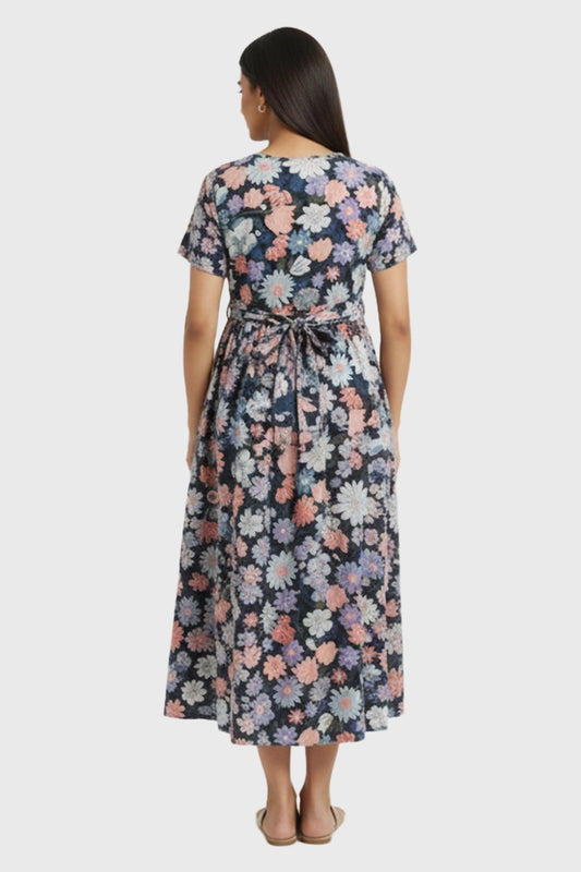 Summer Daisy Zipless Feeding Gown