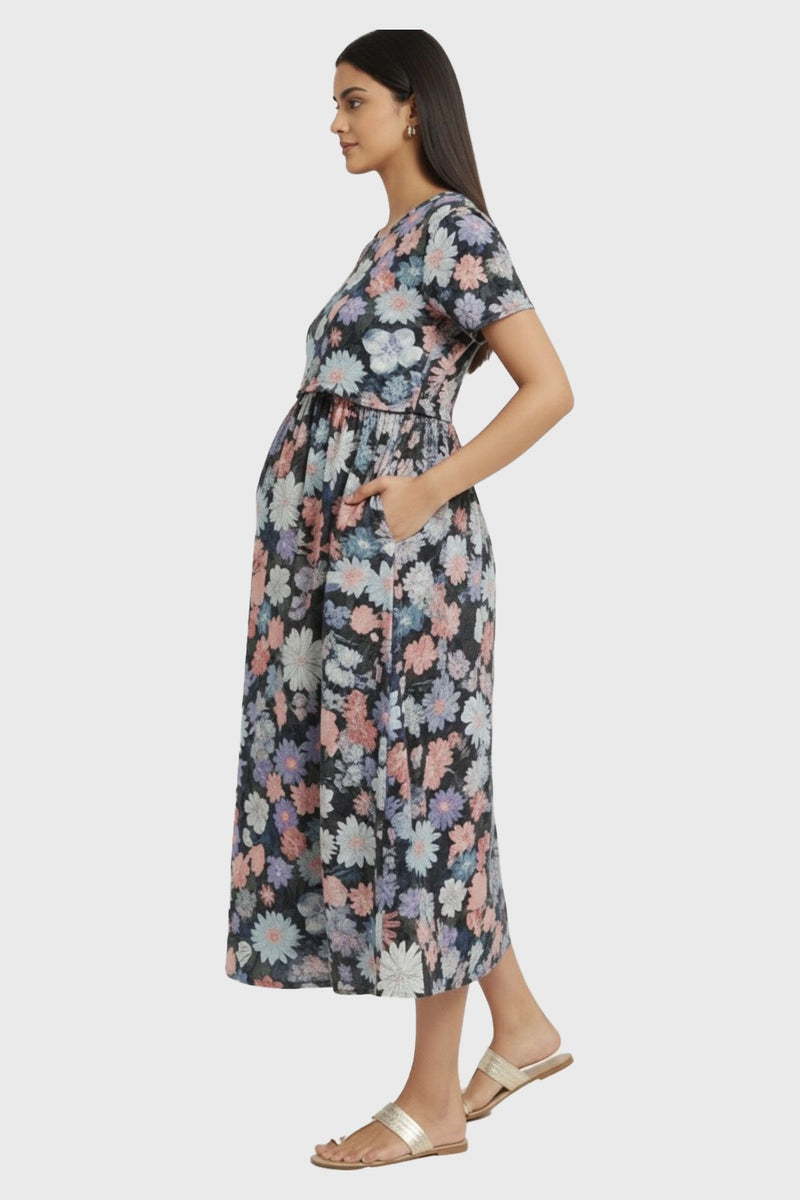 Summer Daisy Zipless Feeding Gown