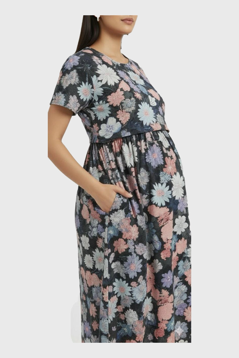 Summer Daisy Zipless Feeding Gown