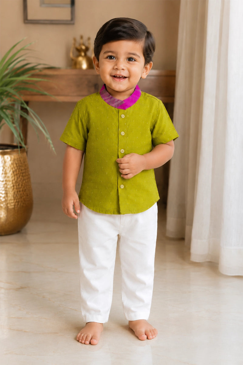 Advik Silk Shirt & pant set