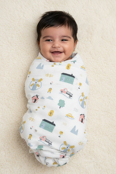 Tiny Town Swaddle