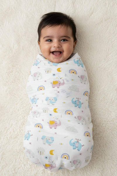 Trunky Dreams Swaddle