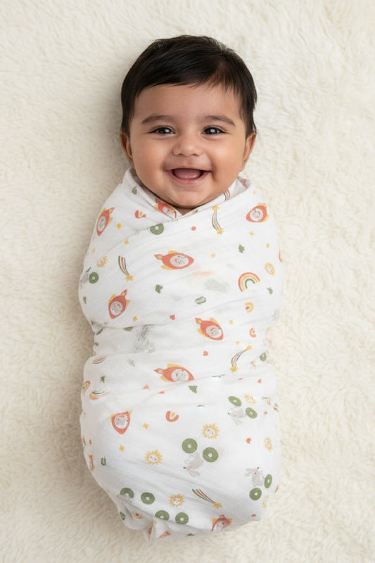 Space Bunnies Swaddle