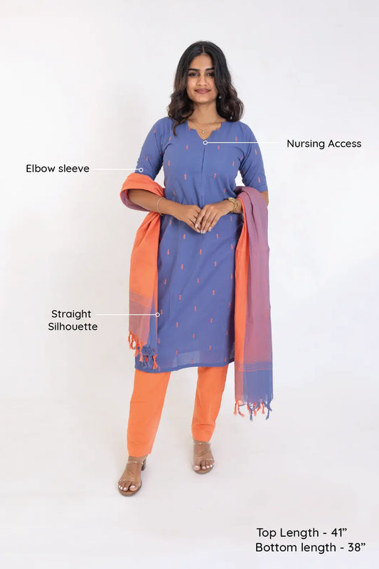 Azure Coral Feeding Suit Set