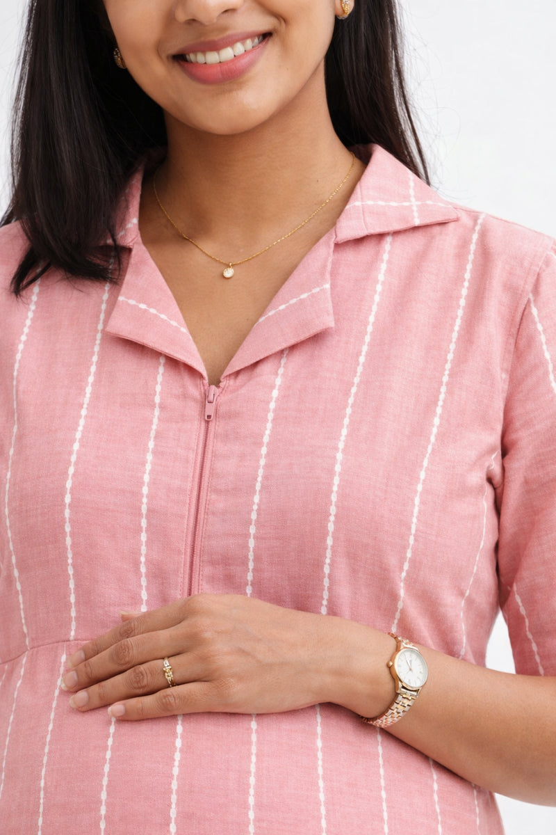 Rosy Rhythm Feeding Dress