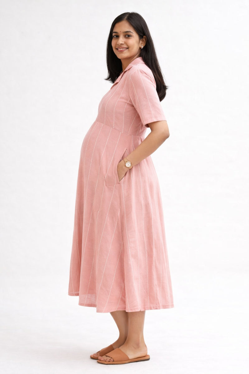 Rosy Rhythm Feeding Dress