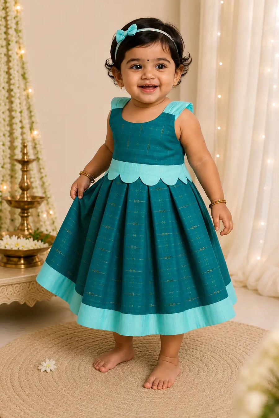 Zaria Scallop Frock