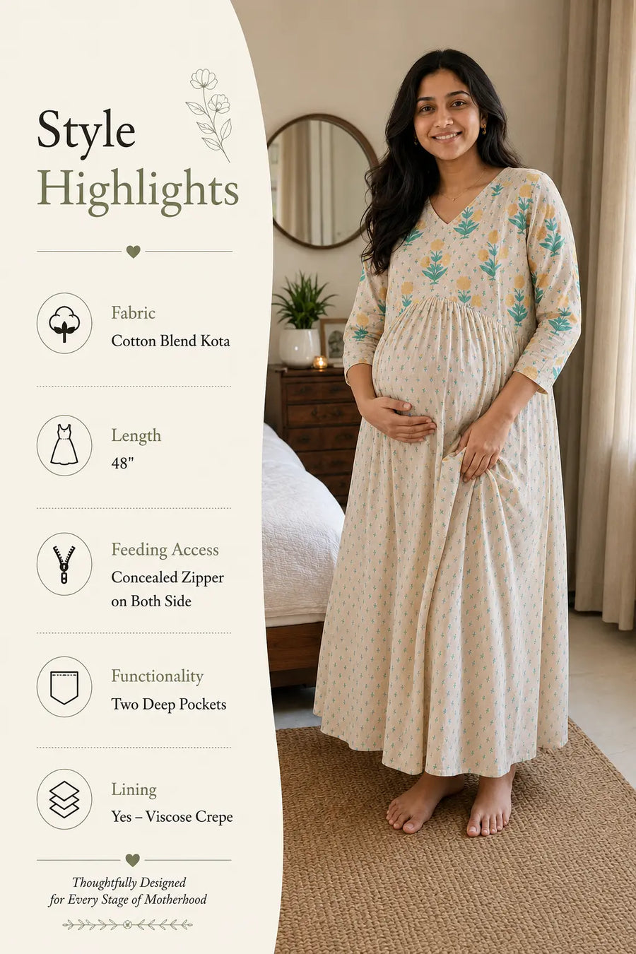 Blooming Fields Feeding Dress