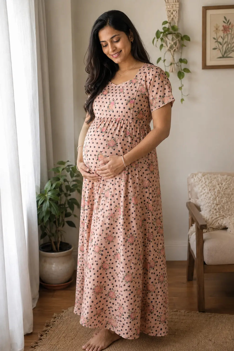 Petaline Grace Anarkali Feeding Dress