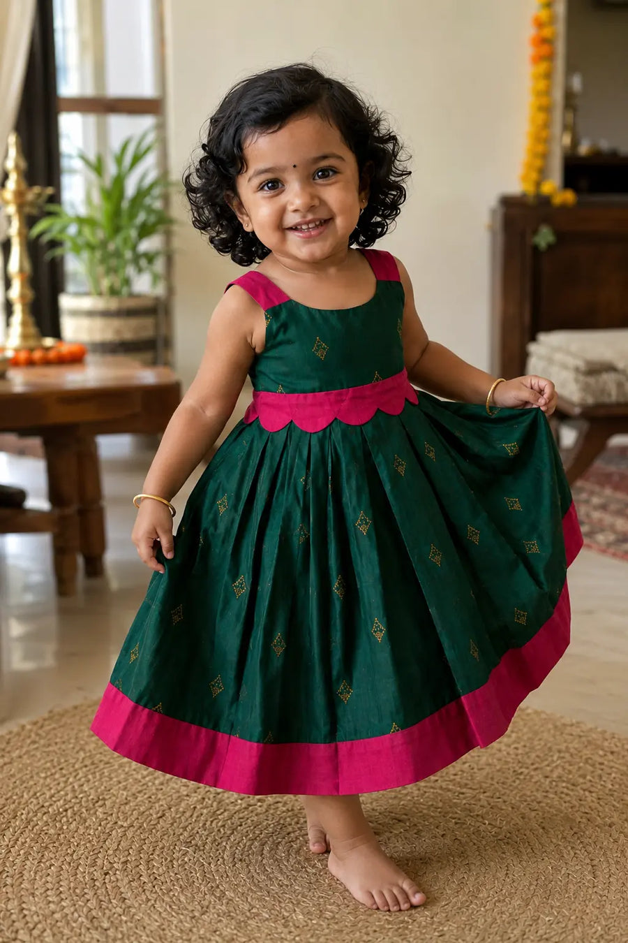 Elara Scallop Frock