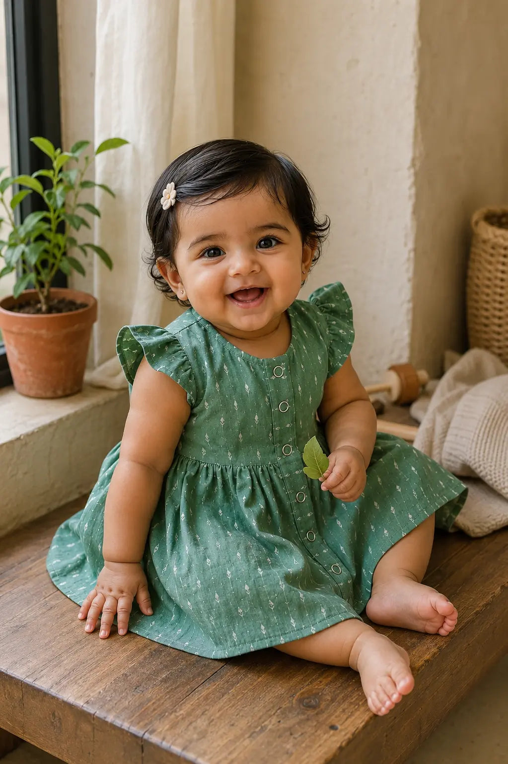 Avani Leaf Frock