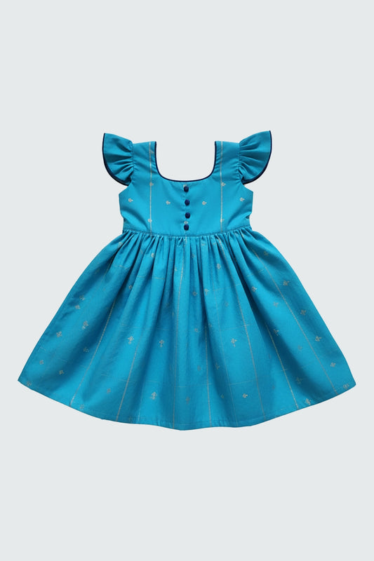 Cobalt Tanvi Girl Frock