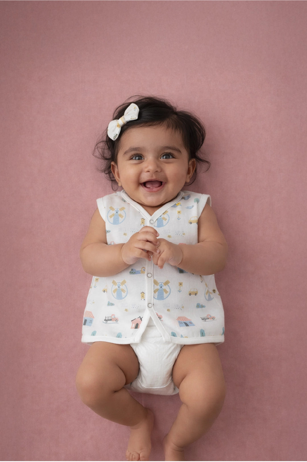 Sleeveless Jabla & Nappy