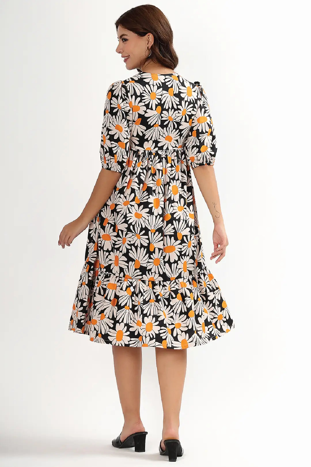 Midnight Daisy Feeding Dress