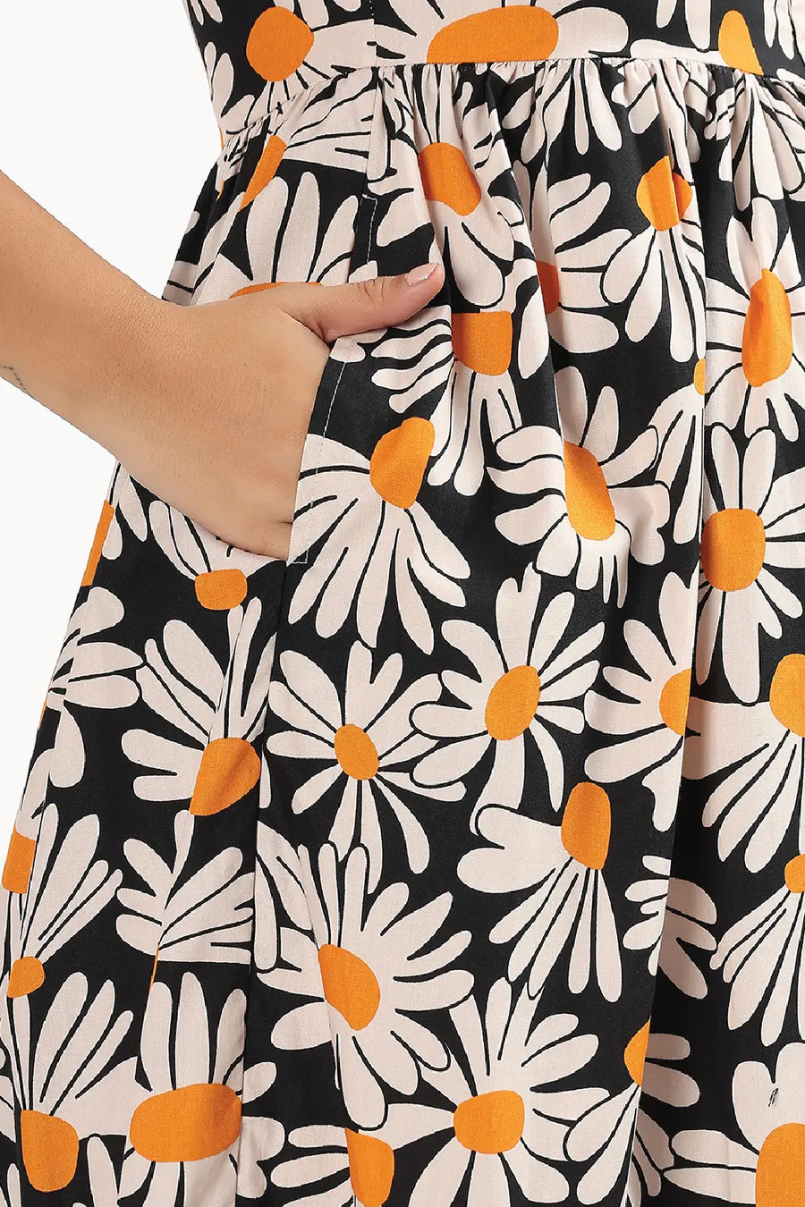 Midnight Daisy Feeding Dress