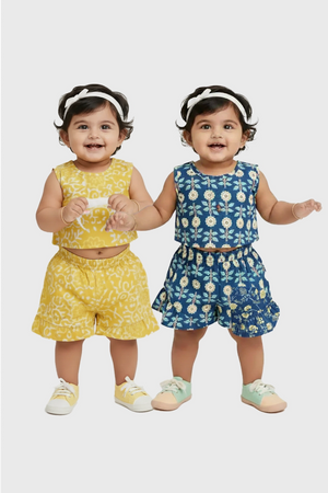 Girl Co-ord(Floral Swirl & Bluebell Bloom) - Pack of 2