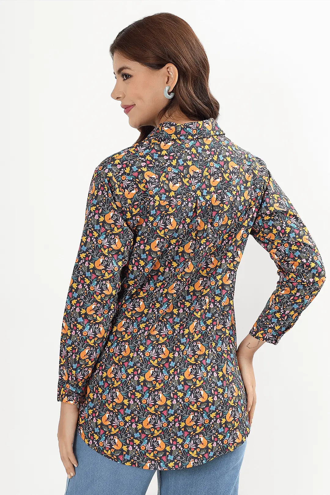 Floral Whiskers Feeding Shirt